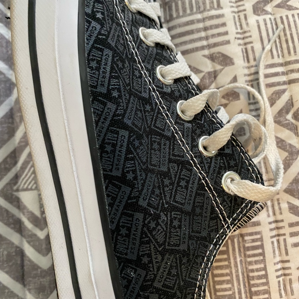 Converse license plate low tops